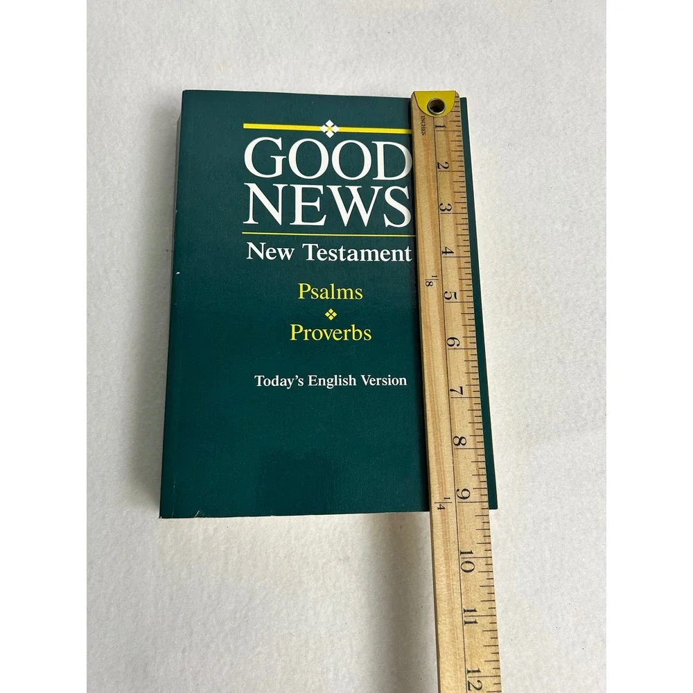 Christian American Bible Society Green Good News New Testament Bible